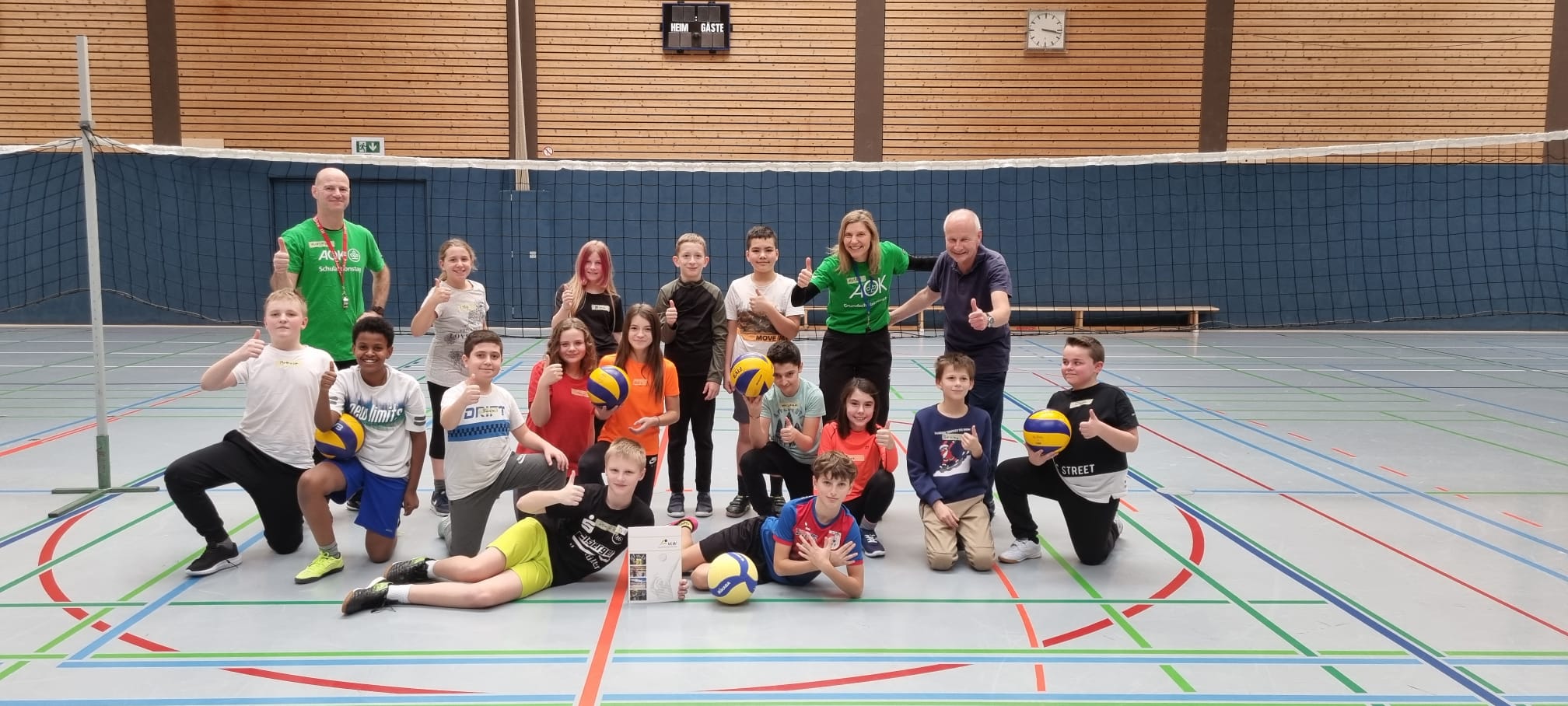 Volleyball-Schulaktionstag Ergenzingen