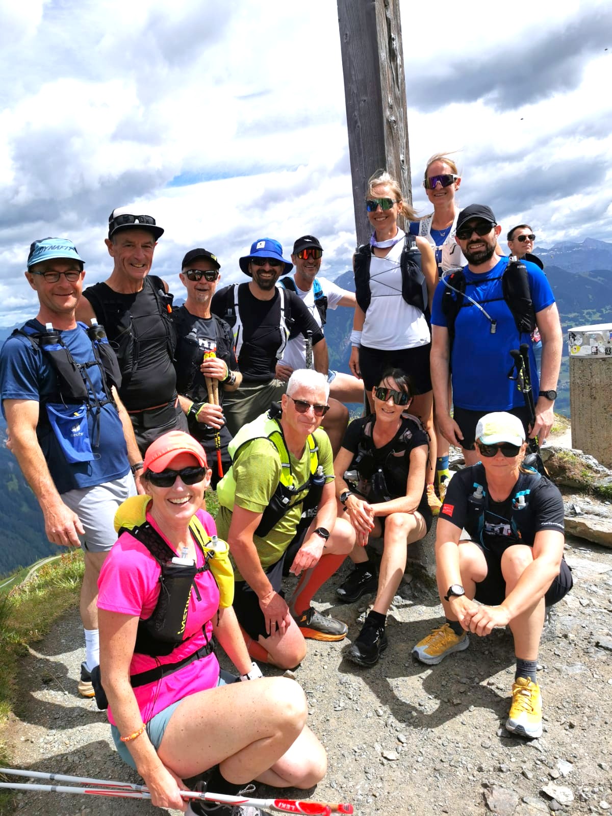 2026 Trailrunning Schruns Gruppenbild Gipfel